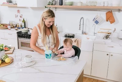 Inglesina Fast Dining Tray Plus, Clip-On Accessory For Fast Table Chair - For Toddlers, Baby And Kids - Clear Plastic 5 Inglesina Fast Dining Tray Plus, Clip-On Accessory For Fast Table Chair - For Toddlers, Baby And Kids - Clear Plastic - Image 3