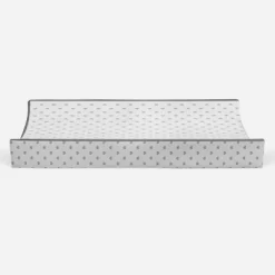 Bacati - Hearts Quilted Muslin Changing Pad Cover Gray -Baby World Shop GUEST 37ce7c61 9ff5 43eb 8858 91d62f71034a