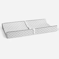 Bacati - Hearts Quilted Muslin Changing Pad Cover Gray -Baby World Shop GUEST 3a70ce21 70ae 4df9 ba53 4b5030bdce8f