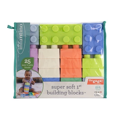 Infantino Go Gaga! Super Soft 1st Building Blocks 4 Infantino Go Gaga! Super Soft 1st Building Blocks - Image 2