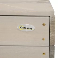 Outsunny Kids Sandbox With Adjustable Canopy, Bench Seats Wooden Sandbox, Backyard Toy With Chalkboard, Tic Tac Toe Game, Gift For Ages 3-7 10 Outsunny Kids Sandbox With Adjustable Canopy, Bench Seats Wooden Sandbox, Backyard Toy With Chalkboard, Tic Tac Toe Game, Gift For Ages 3-7 -Baby World Shop GUEST 3c09f9f4 da9b 46ba a054 b71e53a739df