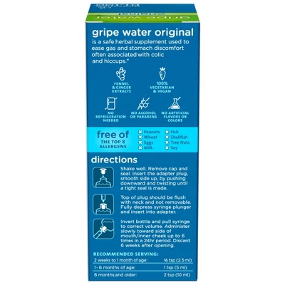 Mommy’s Bliss Mommy's Bliss Gripe Water For Babies With Gas, Colic Or Stomach Discomfort - 4 Fl Oz 6 Mommy’s Bliss Mommy's Bliss Gripe Water For Babies With Gas, Colic Or Stomach Discomfort - 4 Fl Oz - Image 4