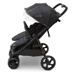 Jeep Destination Ultralight Side X Side Double Stroller By Delta Children - Midnight Black
