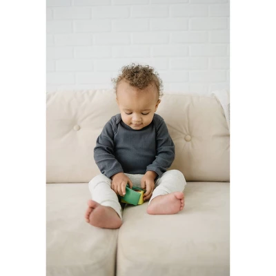 Chewbeads Stacker Teether - Avocado 6 Chewbeads Stacker Teether - Avocado - Image 4