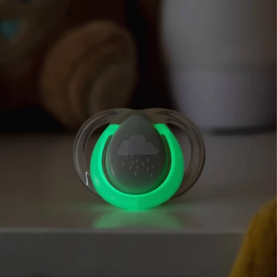 Tommee Tippee Night Pacifier 18-36m - White And Gray - 6pk 3 Tommee Tippee Night Pacifier 18-36m - White And Gray - 6pk