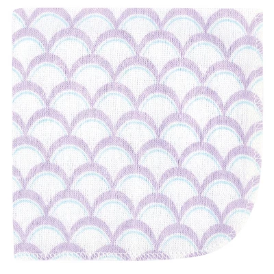 Hudson Baby Infant Girl Rayon From Bamboo Washcloth Bundle, Sea Shells, One Size 3 Hudson Baby Infant Girl Rayon From Bamboo Washcloth Bundle, Sea Shells, One Size