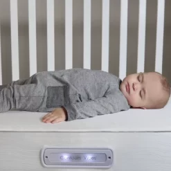 Contours Vibes 2-Stage Soothing Vibrations Crib Mattress And Toddler Mattress - White