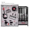 Lambs & Ivy Rock Star Musical Instruments 3-Piece Baby Crib Bedding Set - Gray -Baby World Shop GUEST 413c66d3 546b 47c5 89c0 7369224144bb