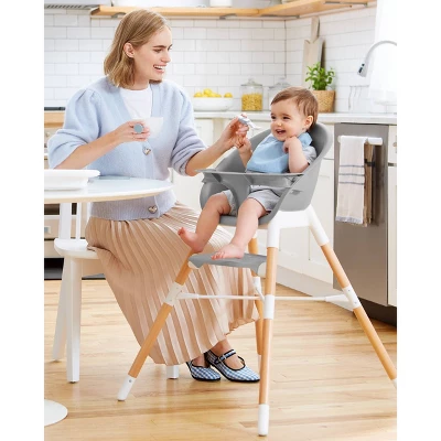 Skip Hop EON 4-in-1 High Chair - Gray/white 9 Skip Hop EON 4-in-1 High Chair - Gray/white - Image 7