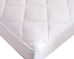 Maxi 100% Cotton Breathable Fitted Mattress Pad Protector - White -Baby World Shop GUEST 42db0415 d4c2 4b3a 8623 571e05ffa0af