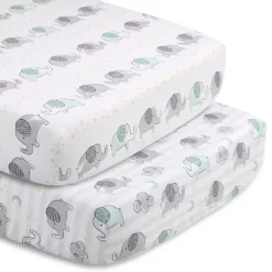 The Peanutshell Elephant Dreams 5-Piece Baby Crib Bedding Set With Quilt And Blanket -Baby World Shop GUEST 430d2554 6475 4c21 a473 69ce35decf8c