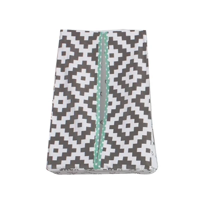 Bacati - Love Gray Mint 10 Pc Crib Bedding Set With 2 Crib Fitted Sheets 9 Bacati - Love Gray Mint 10 Pc Crib Bedding Set With 2 Crib Fitted Sheets - Image 7