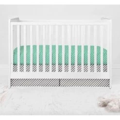 Bacati - Love Gray Mint 10 Pc Crib Bedding Set With 2 Crib Fitted Sheets 17 Bacati - Love Gray Mint 10 Pc Crib Bedding Set With 2 Crib Fitted Sheets -Baby World Shop GUEST 44b1b12f 72e7 489b 892d 1d58ba263547