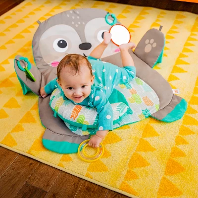 Bright Starts Tummy Time Prop And Playmat - Sloth 15 Bright Starts Tummy Time Prop And Playmat - Sloth - Image 13