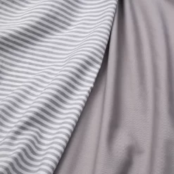 Fitted Crib Sheet - Cloud Island™ - Stripe/Gray - 2pk