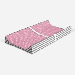 Bacati - Elephants Pink/Gray Pink Pin Dots Quilted Top Changing Pad Cover 11 Bacati - Elephants Pink/Gray Pink Pin Dots Quilted Top Changing Pad Cover -Baby World Shop GUEST 4af553d7 1db6 40a6 93d7 6a967f3d4565