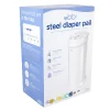 Ubbi® Ubbi Steel Diaper Pail - White -Baby World Shop GUEST 4b332cbe 1376 41e7 ae01 15af4de9e176
