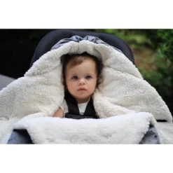 7AM Enfant Nido Cloud Blanket Wrap - Heather Gray - Large -Baby World Shop GUEST 4b607633 ff59 4193 8067 5ee5b547b433