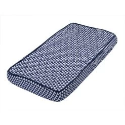Bacati - Navy Triangles Quilted Muslin Changing Pad Cover -Baby World Shop GUEST 4bdbba40 56ca 4e35 8f14 46e83933e6b5