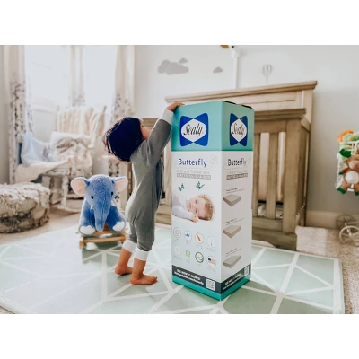 Sealy Butterfly Cotton Comfort Superior Firm Crib And Toddler Mattress 6 Sealy Butterfly Cotton Comfort Superior Firm Crib And Toddler Mattress - Image 4