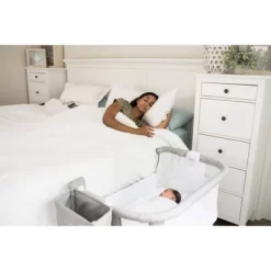 Baby Delight Beside Me Dreamer Deluxe Bassinet And Bedside Sleeper - Quilted Pebble Gray -Baby World Shop GUEST 50884705 3113 48ac 87b1 6eb0aaffe18e