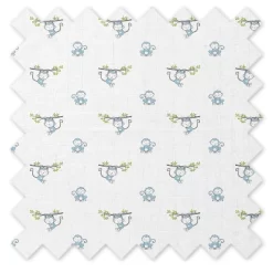 Bacati - Happy Monkeys Blue Muslin 100 Percent Cotton Universal Baby US Standard Crib Or Toddler Bed Fitted Sheet 9 Bacati - Happy Monkeys Blue Muslin 100 Percent Cotton Universal Baby US Standard Crib Or Toddler Bed Fitted Sheet -Baby World Shop GUEST 50ce8a92 8ab5 4295 9ba1 ad1aed11f088