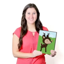 Big Dot Of Happiness Woodland Creatures - Gender Neutral Forest Animal Nursery Wall Art & Kids Room Decor - 7.5 X 10 Inches - Set Of 3 Prints -Baby World Shop GUEST 51ddb7a2 81be 4e0e bfde b4287e02091f