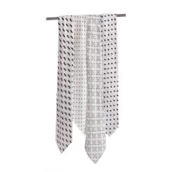 Bacati - LOVE Muslin Swaddling Blankets Set Of 4, Black/White -Baby World Shop GUEST 5420f6af 8303 4371 80c1 427bbec11f57