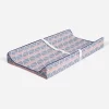 Bacati - Emma Coral/Navy Large Triangles Quilted Muslin Changing Pad Cover -Baby World Shop GUEST 543fcc53 933e 448f 9f15 efc8a6c26f8c