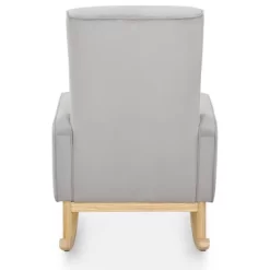 Delta Children Drew Rocking Chair - Cloud Gray And Natural -Baby World Shop GUEST 54823e33 4e7a 4911 86af ca6faaf8d20e