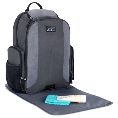Eddie Bauer Rocky Back Pack Diaper Bag - Gray 3 Eddie Bauer Rocky Back Pack Diaper Bag - Gray