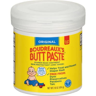 Boudreaux's BP Butt Paste Baby Diaper Rash Cream Original Strength - 16oz 5 Boudreaux's BP Butt Paste Baby Diaper Rash Cream Original Strength - 16oz - Image 3