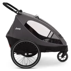 Delta Children Jeep Everest 2-in-1 Child Bike Trailer And Stroller - Gray -Baby World Shop GUEST 55b6311e fb89 4ebc 8a71 6d023466d2ab