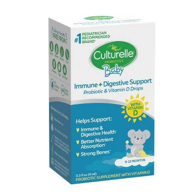 Culturelle Baby Immune + Digestive Support Probiotic Drops For Infants & Newborns - 0.3 Fl Oz 4 Culturelle Baby Immune + Digestive Support Probiotic Drops For Infants & Newborns - 0.3 Fl Oz - Image 2