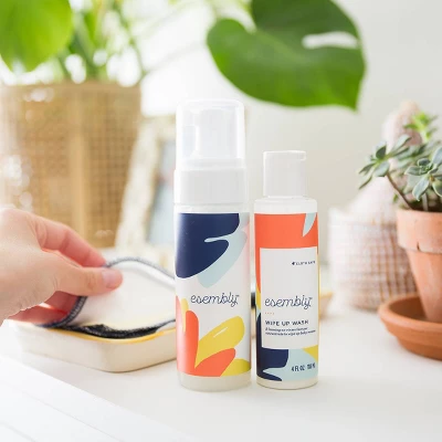 Esembly Wipe Up Wash Baby Care Kit Foaming Cleanser For Use With Cloth Wipes - 4 Fl Oz 3 Esembly Wipe Up Wash Baby Care Kit Foaming Cleanser For Use With Cloth Wipes - 4 Fl Oz