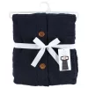 Hudson Baby Infant Boy Faux Shearling Knitted Baby Lounge Stroller Wrap Sack, Navy, One Size -Baby World Shop GUEST 5ac55ac0 734c 4f3f 8baa 009697a878f9