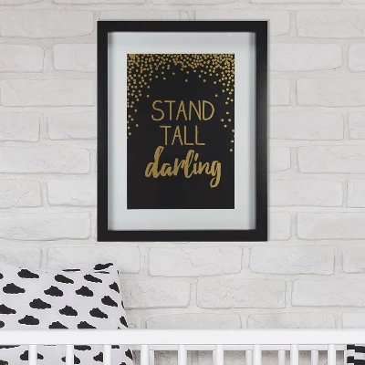 RoomMates Framed Wall Poster Prints Stand Tall - Gold 3 RoomMates Framed Wall Poster Prints Stand Tall - Gold