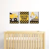 Big Dot Of Happiness Dig It - Construction Party Zone - Baby Boy Nursery Wall Art And Kids Room Decor - 7.5 X 10 Inches - Set Of 3 Prints