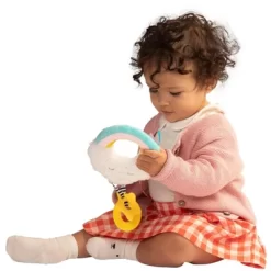 Manhattan Toy Cherry Blossom Days Cloud Baby Circle Rattle With Crinkle Paper And Teethers -Baby World Shop GUEST 5db96668 72a2 476a 802a 1b6bfaeba38c