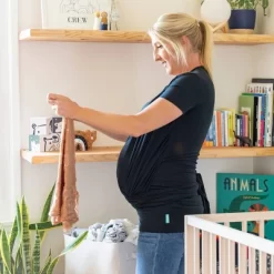 Moby Bump & Beyond T-Shirt Wrap Baby Carrier - Black - S -Baby World Shop GUEST 5f108867 2d76 413a 8bca ddcbfc90192d