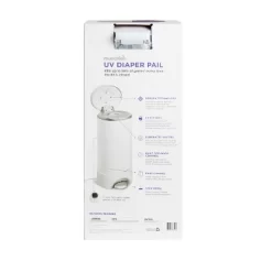 Munchkin UV Diaper Pail - White -Baby World Shop GUEST 5fa4c7df 64c9 4e78 aa69 0663bd92d2b3