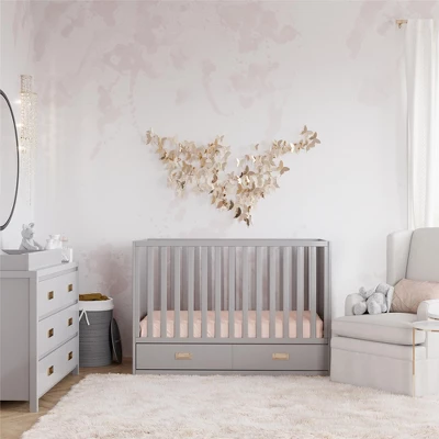 Little Seeds Haven 3-in-1 Convertible Storage Crib 3 Little Seeds Haven 3-in-1 Convertible Storage Crib