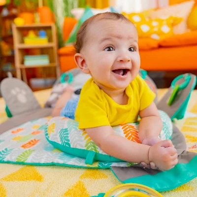 Bright Starts Tummy Time Prop And Playmat - Sloth 5 Bright Starts Tummy Time Prop And Playmat - Sloth - Image 3