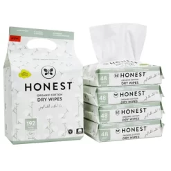 The Honest Company 100% Organic Cotton Dry Wipes - 192ct -Baby World Shop GUEST 619444cd a11a 411c 94c6 d27b026c8d6f