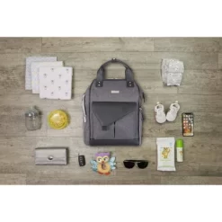 Baby Brezza Lucia Back Pack Diaper Bag - Gray -Baby World Shop GUEST 62902a80 ad82 43b6 a2af 0ddfd6b7f677