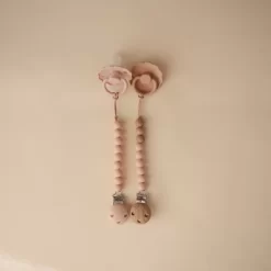 Mushie Silicone Pacifier Clip