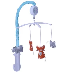 Bacati - Jungle Safari Aqua Orange Gray 10 Pc Crib Bedding Set With Long Rail Guard Cover -Baby World Shop GUEST 63341a1c 7b74 4f07 8f4a de5449323e5a