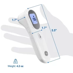GE Truvitals Digital Forehead Thermometer For Adults, Kids And Babies, Non-Contact Temperature Scanner, Instant Reading, Fever Alert (TM3000) -Baby World Shop GUEST 639d5371 f1ac 4a93 9835 0b243740ec92