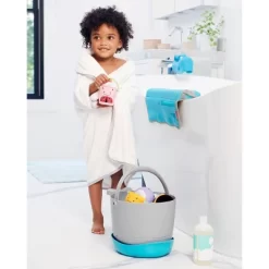 Skip Hop Moby Stowaway Bath Toy Bucket - Gray 16 Skip Hop Moby Stowaway Bath Toy Bucket - Gray -Baby World Shop GUEST 63ee562e ee5d 4f76 8066 d96ea43a28e1
