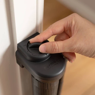 Perma Child Safety Outdoor Retractable Baby Gate 33" Tall, Extends To 71" Wide, Black 9 Perma Child Safety Outdoor Retractable Baby Gate 33" Tall, Extends To 71" Wide, Black - Image 7